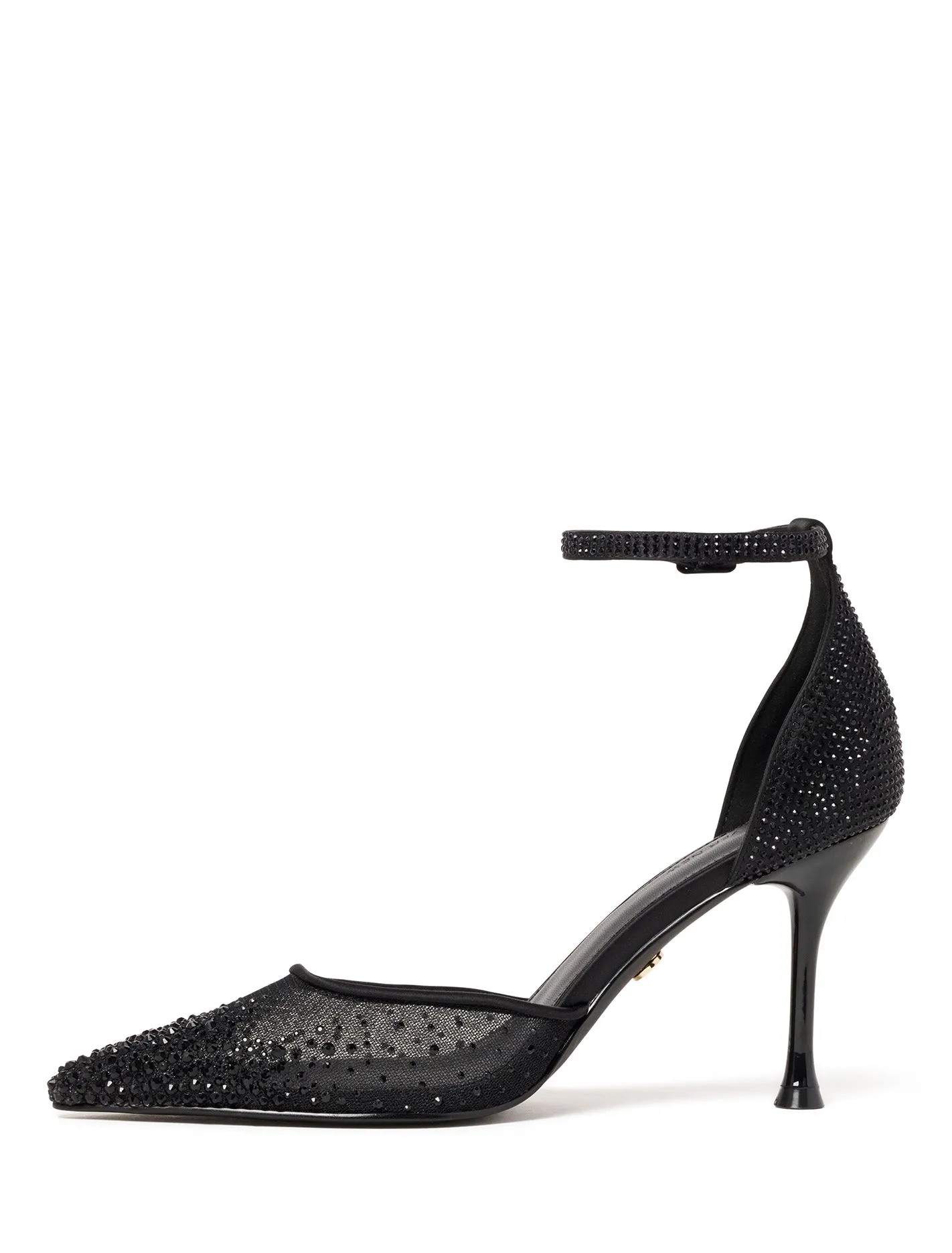 Evelyn Embellished Mesh Evening Heel