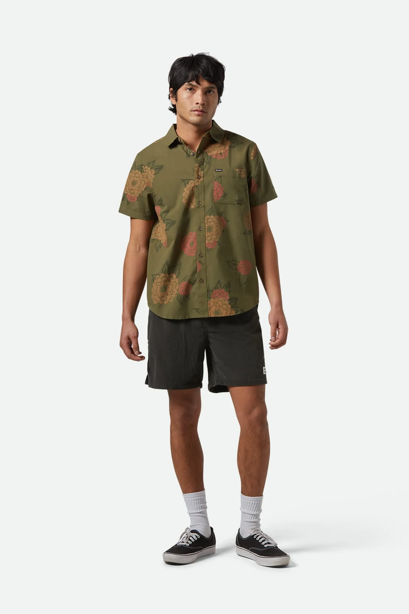 Everyday Corduroy Short - Washed Black