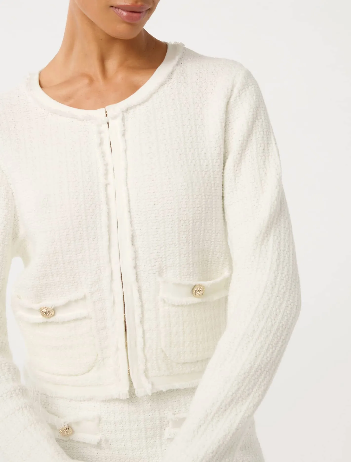 Faith Petite Textured Cardigan