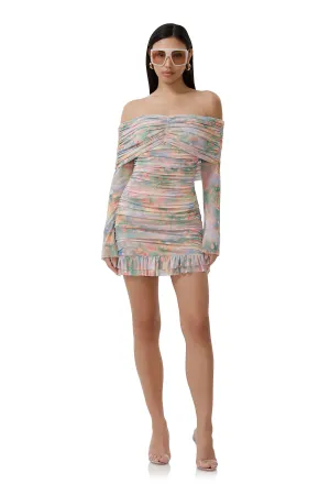 Fay Mini Dress - Fog Field