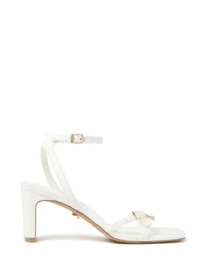 Ines Asymmetrical Strapping Detail Heel Sandal