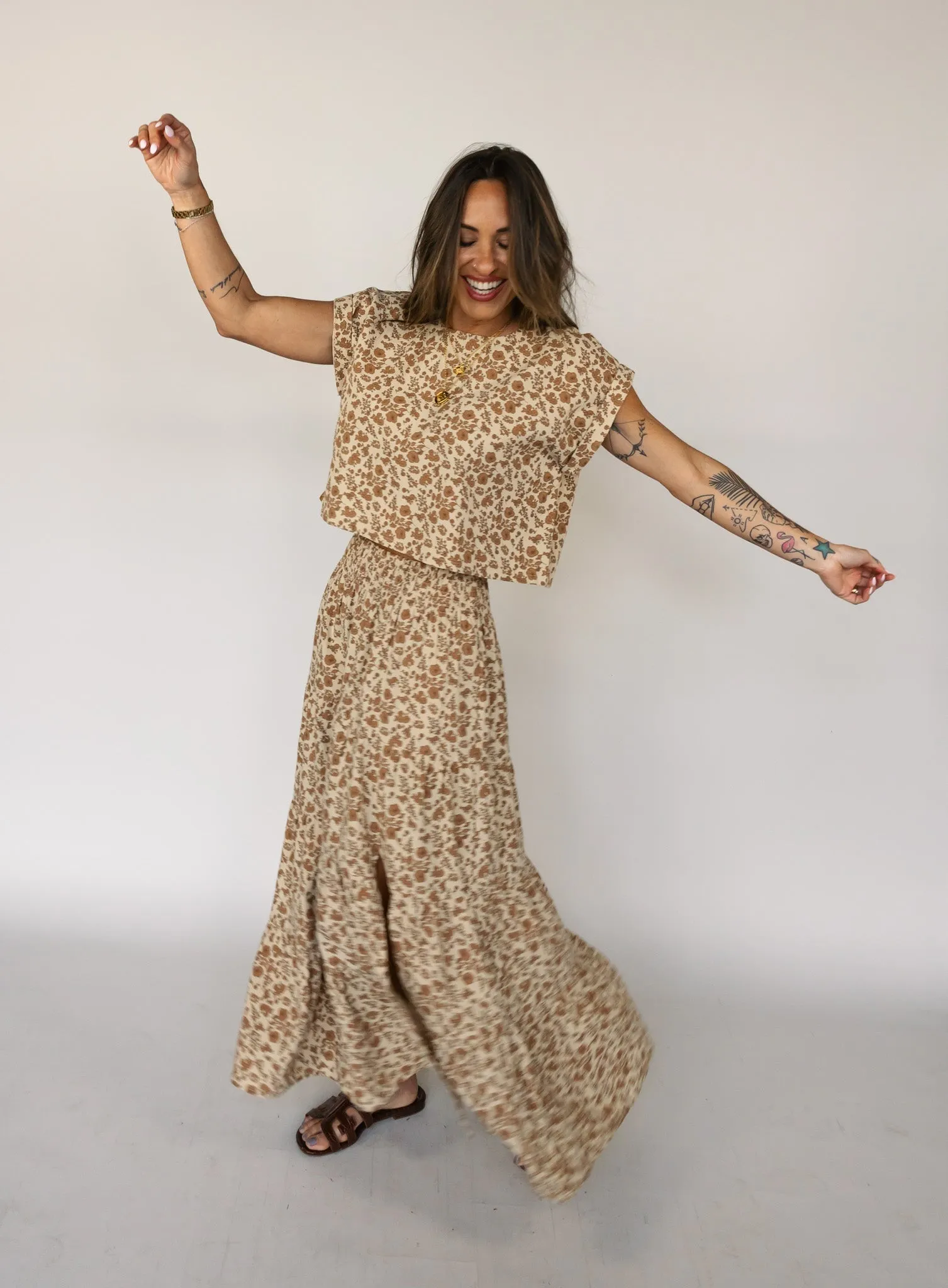 Jovie Floral Maxi Skirt - Final Sale