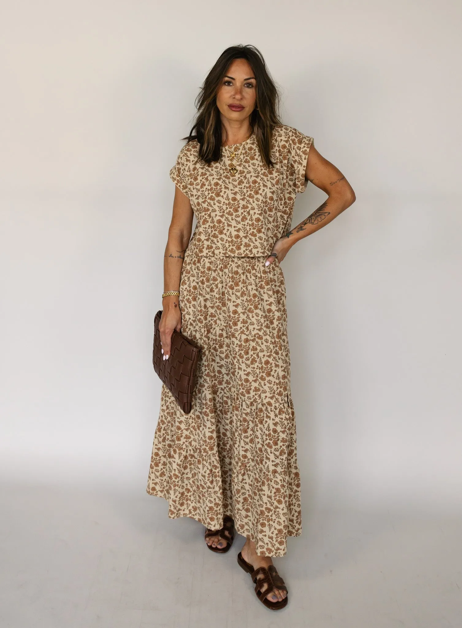 Jovie Floral Maxi Skirt - Final Sale