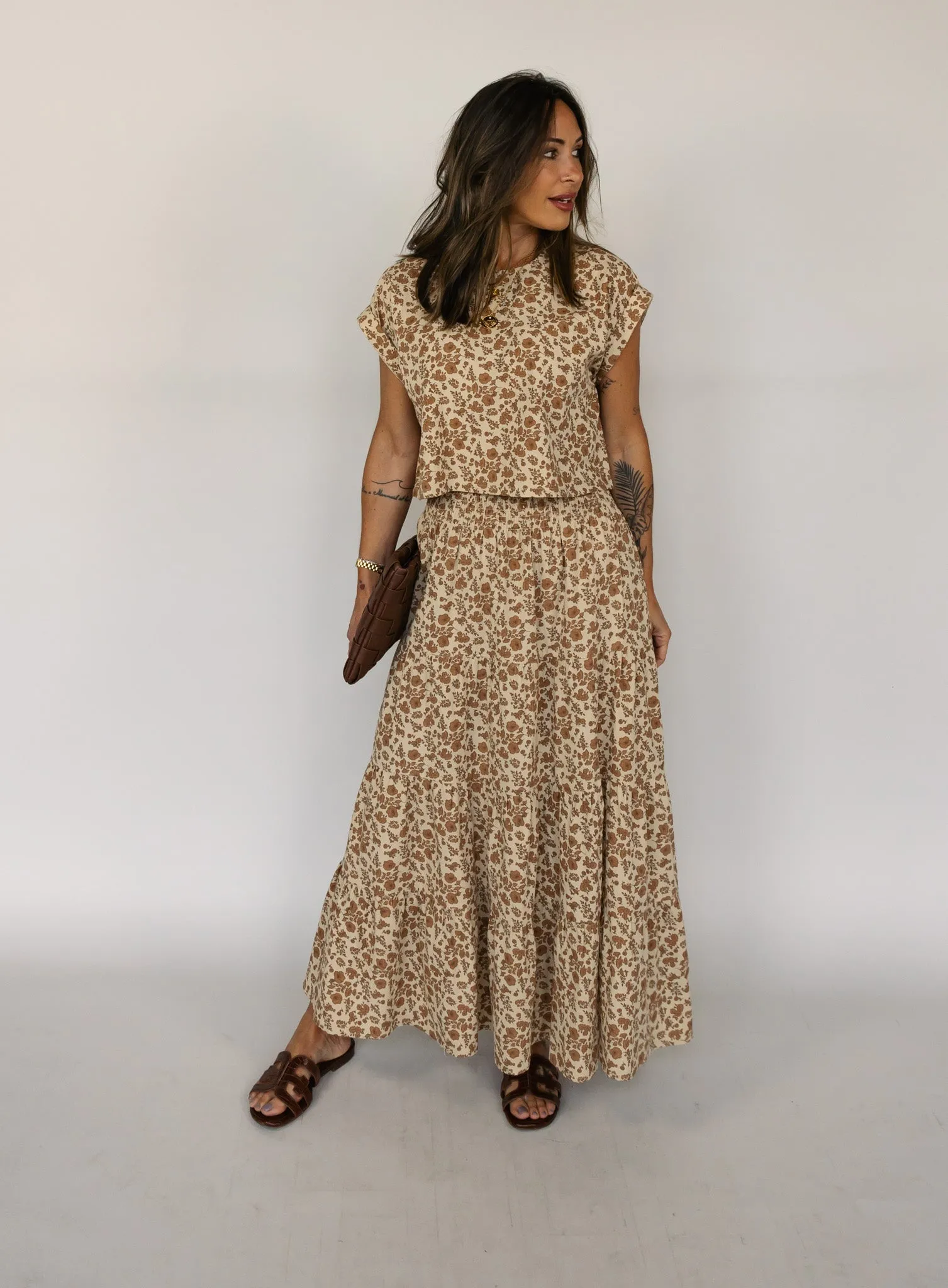 Jovie Floral Maxi Skirt - Final Sale