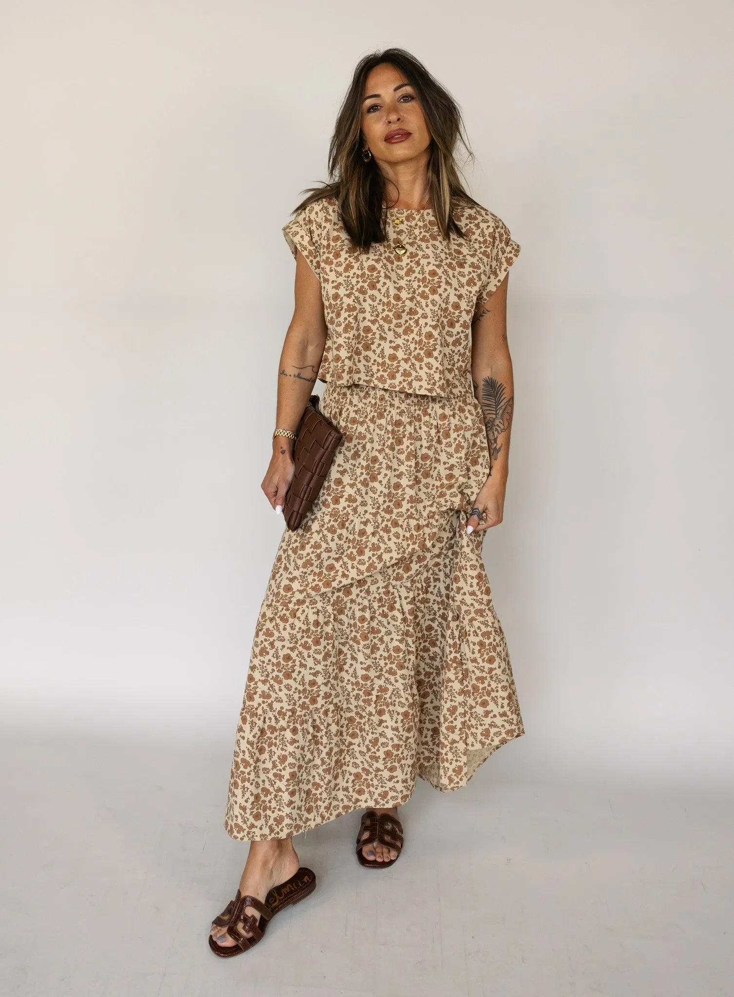 Jovie Floral Maxi Skirt - Final Sale