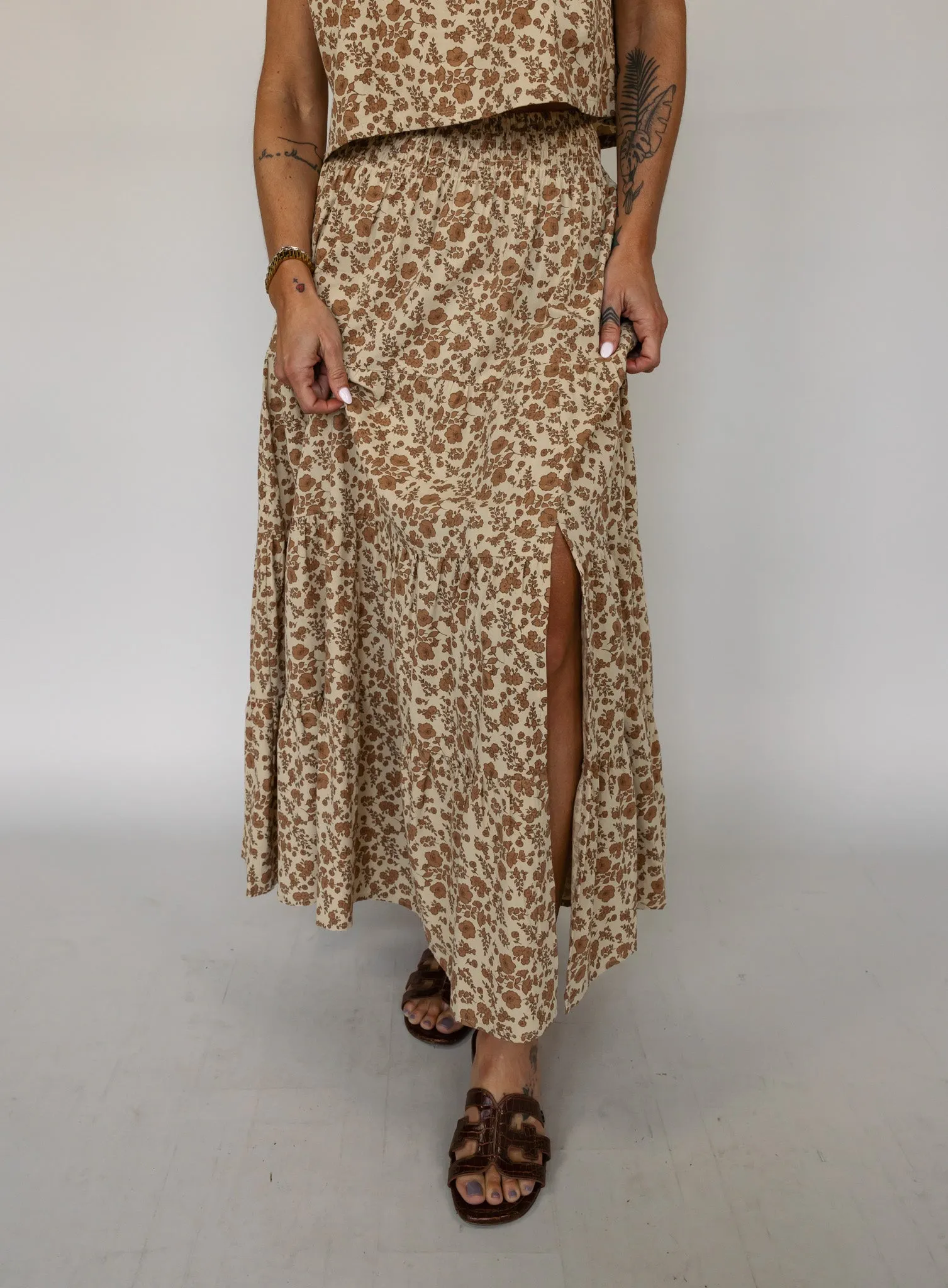 Jovie Floral Maxi Skirt - Final Sale