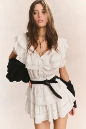 Liv Cotton Ruffled Dress