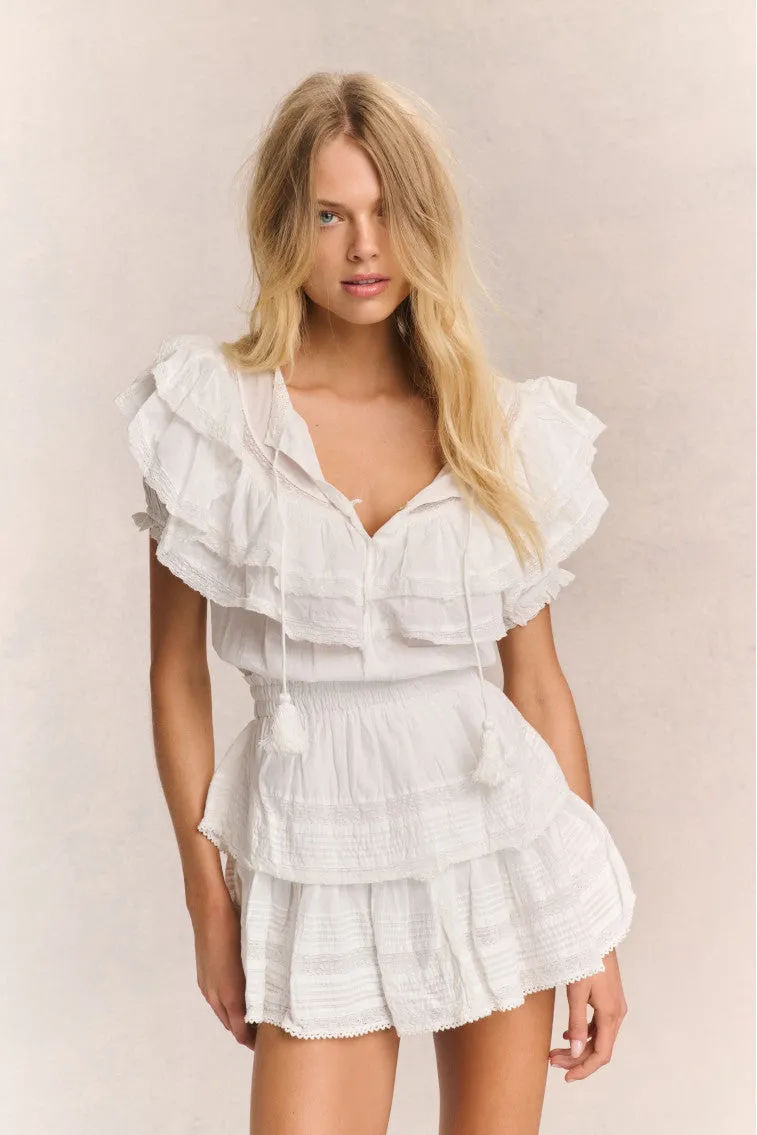 Liv Cotton Ruffled Dress