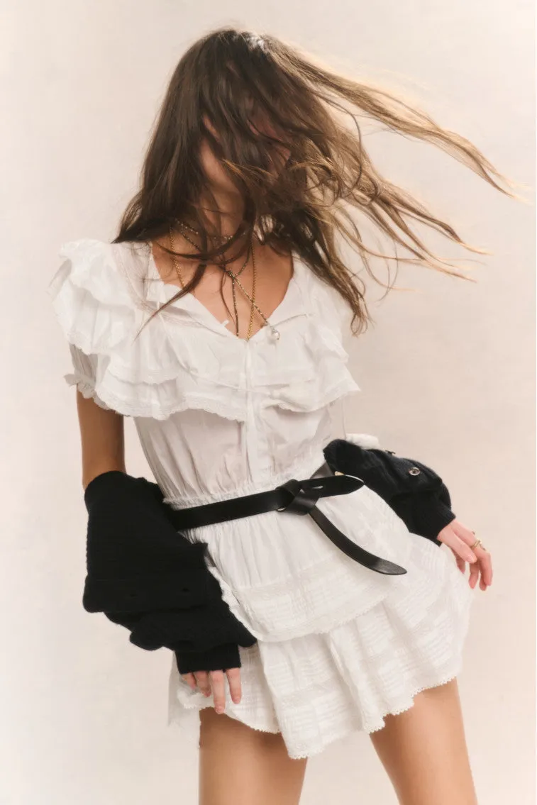 Liv Cotton Ruffled Dress