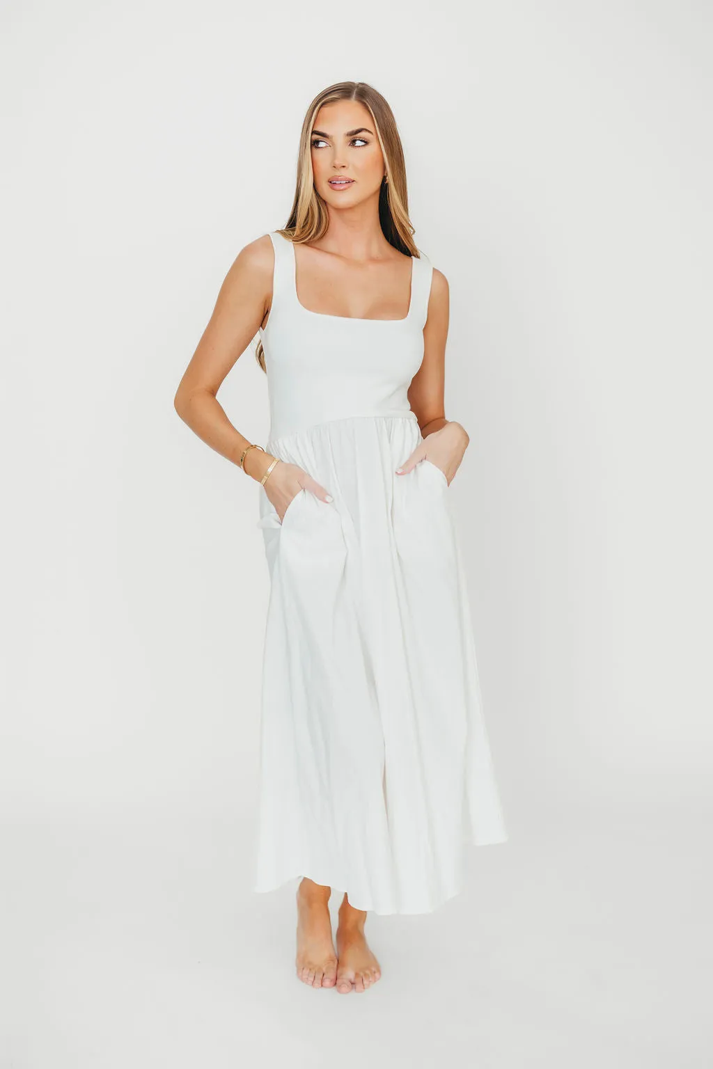 Lucinda Maxi Dress in White
