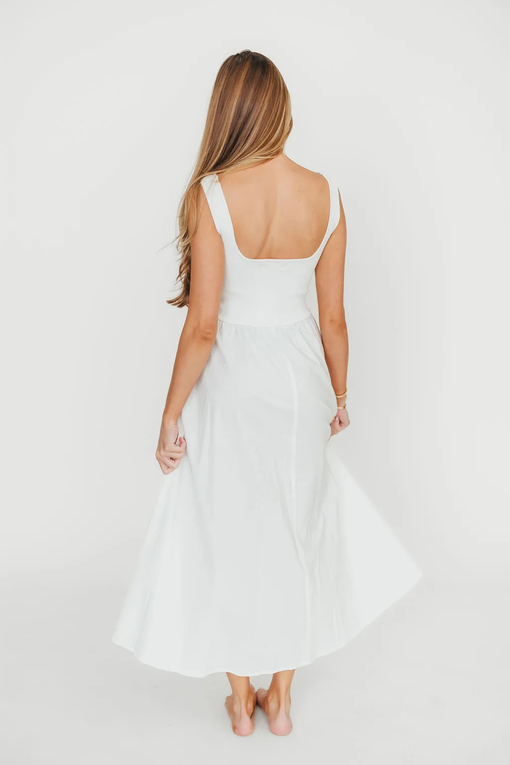 Lucinda Maxi Dress in White