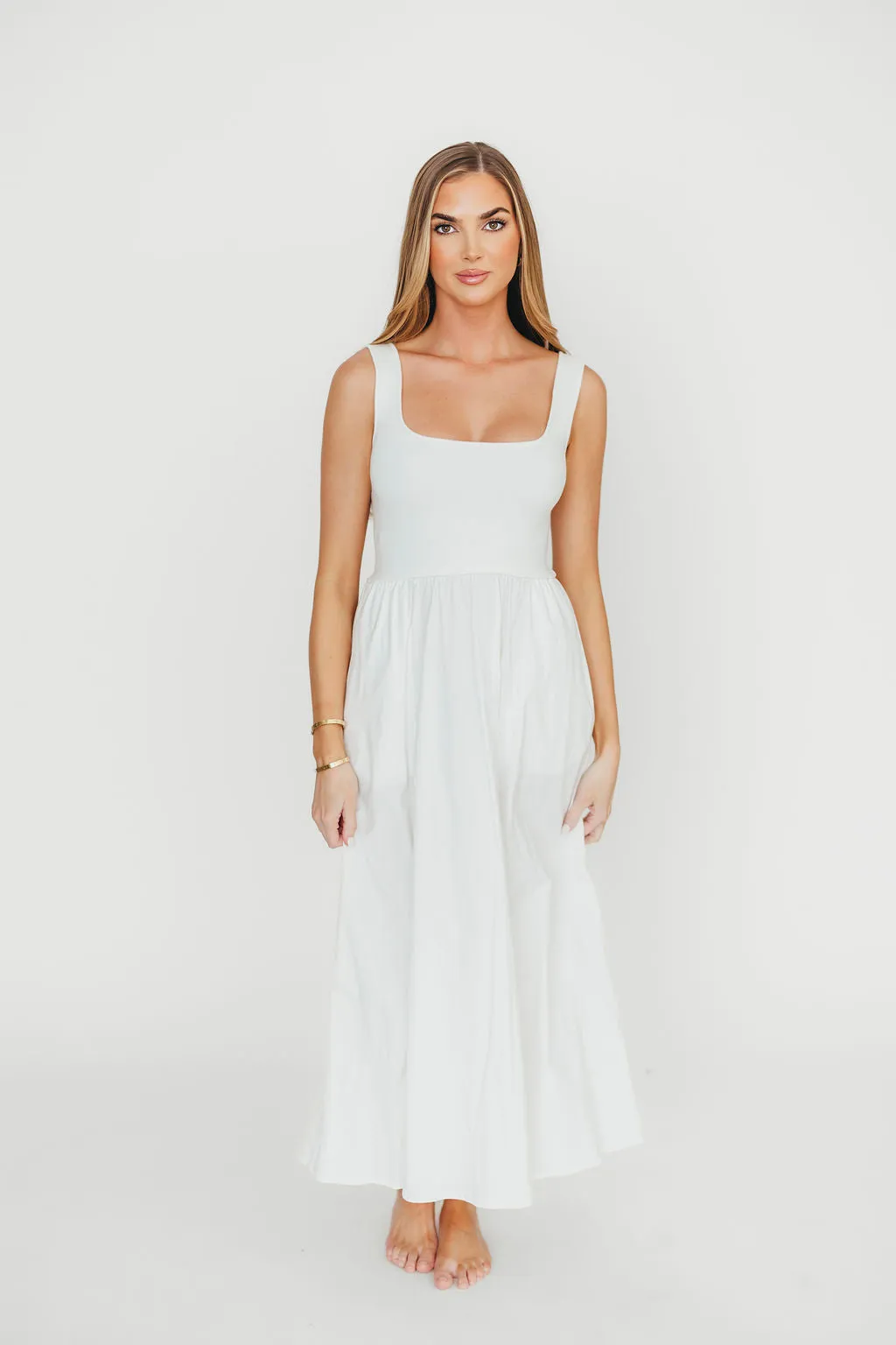 Lucinda Maxi Dress in White