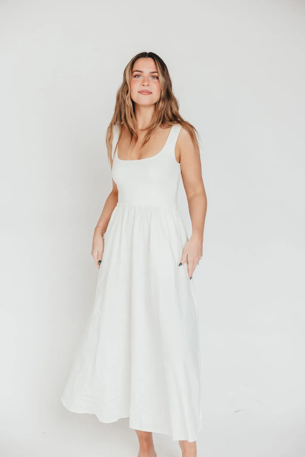Lucinda Maxi Dress in White