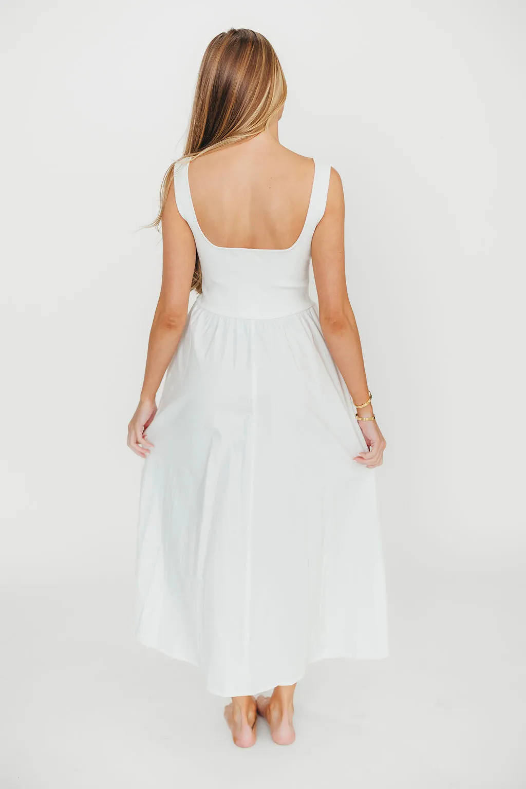 Lucinda Maxi Dress in White