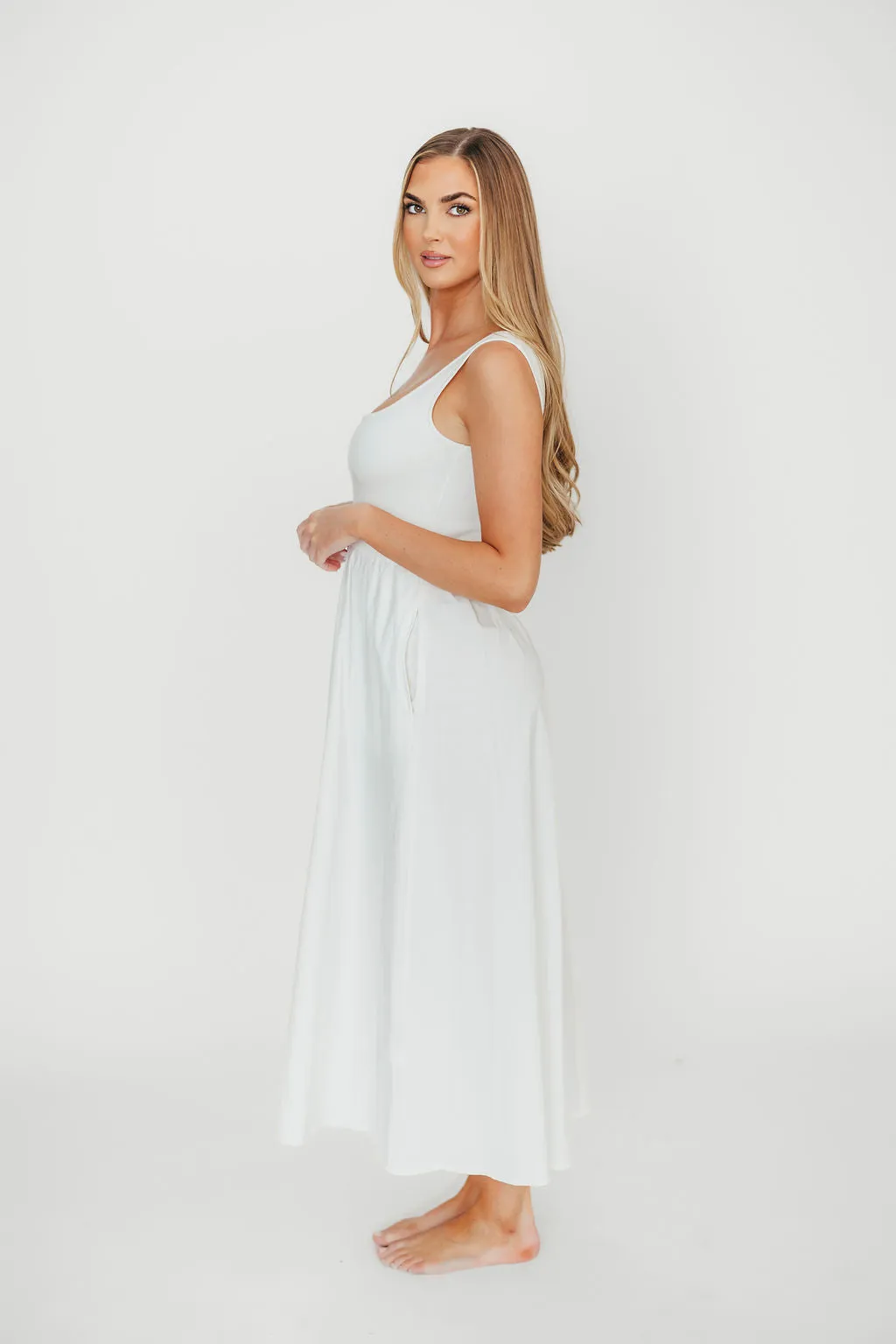 Lucinda Maxi Dress in White