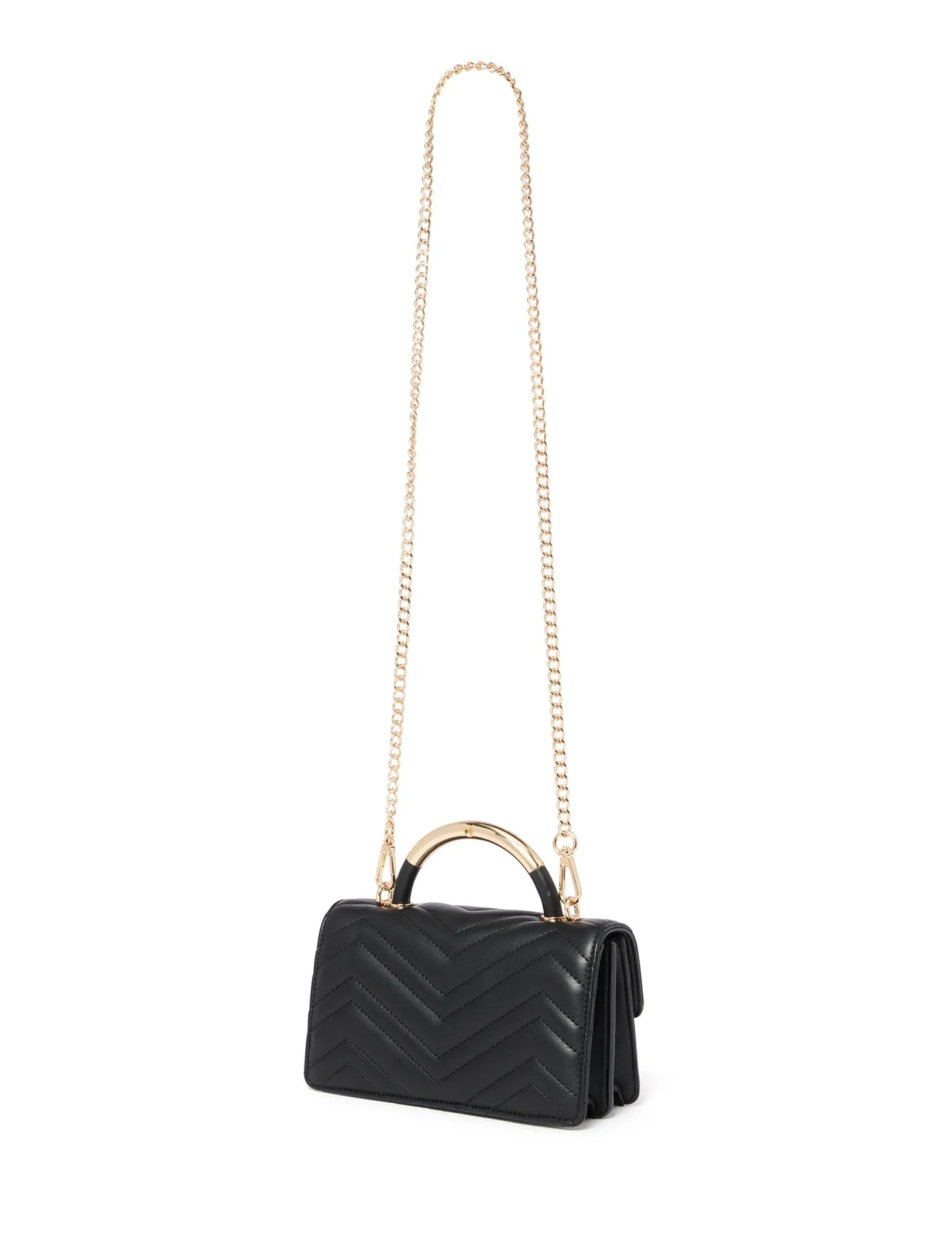 Mandy Metal Top Handle Bag