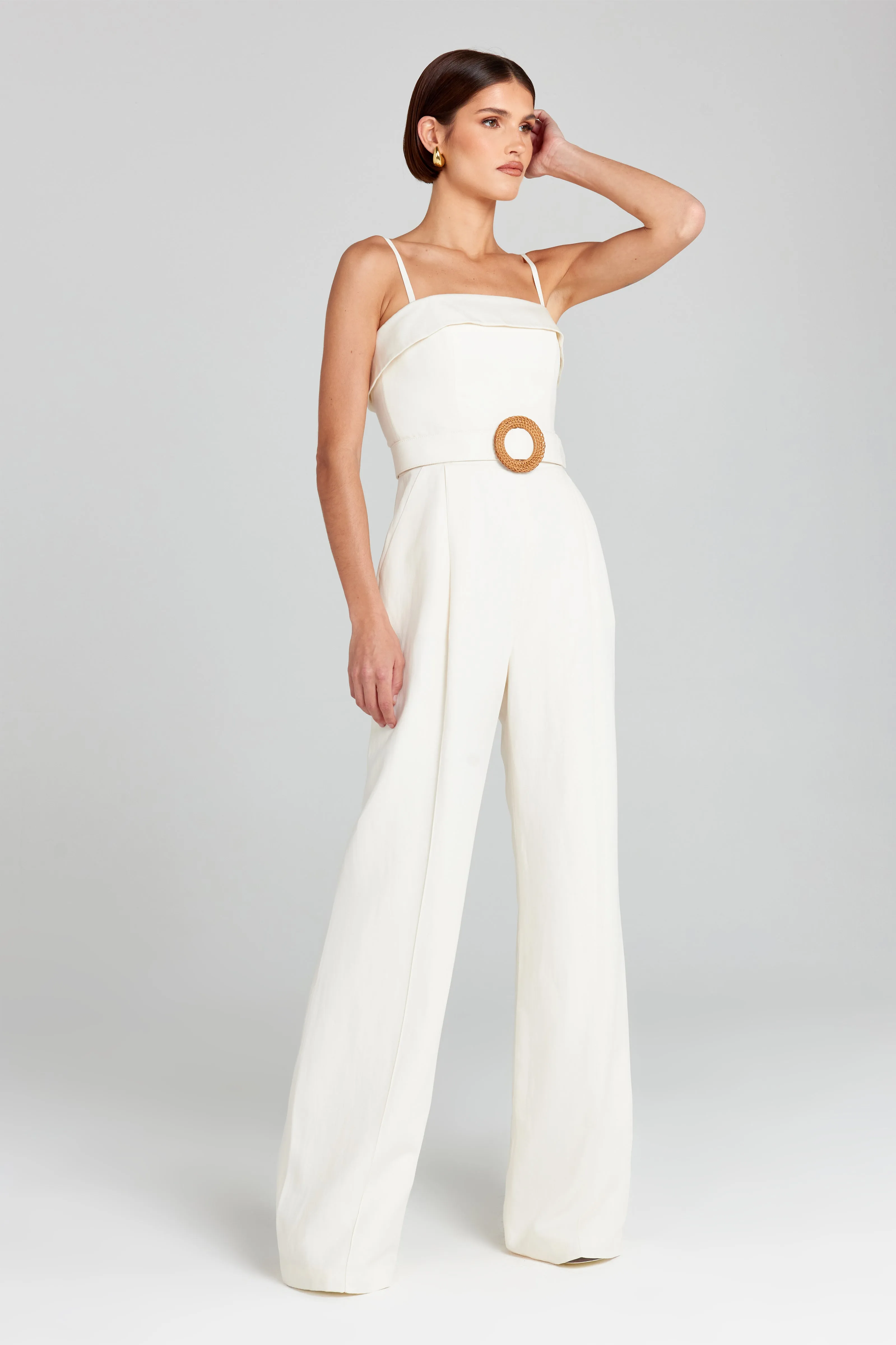 Michelle White Jumpsuit