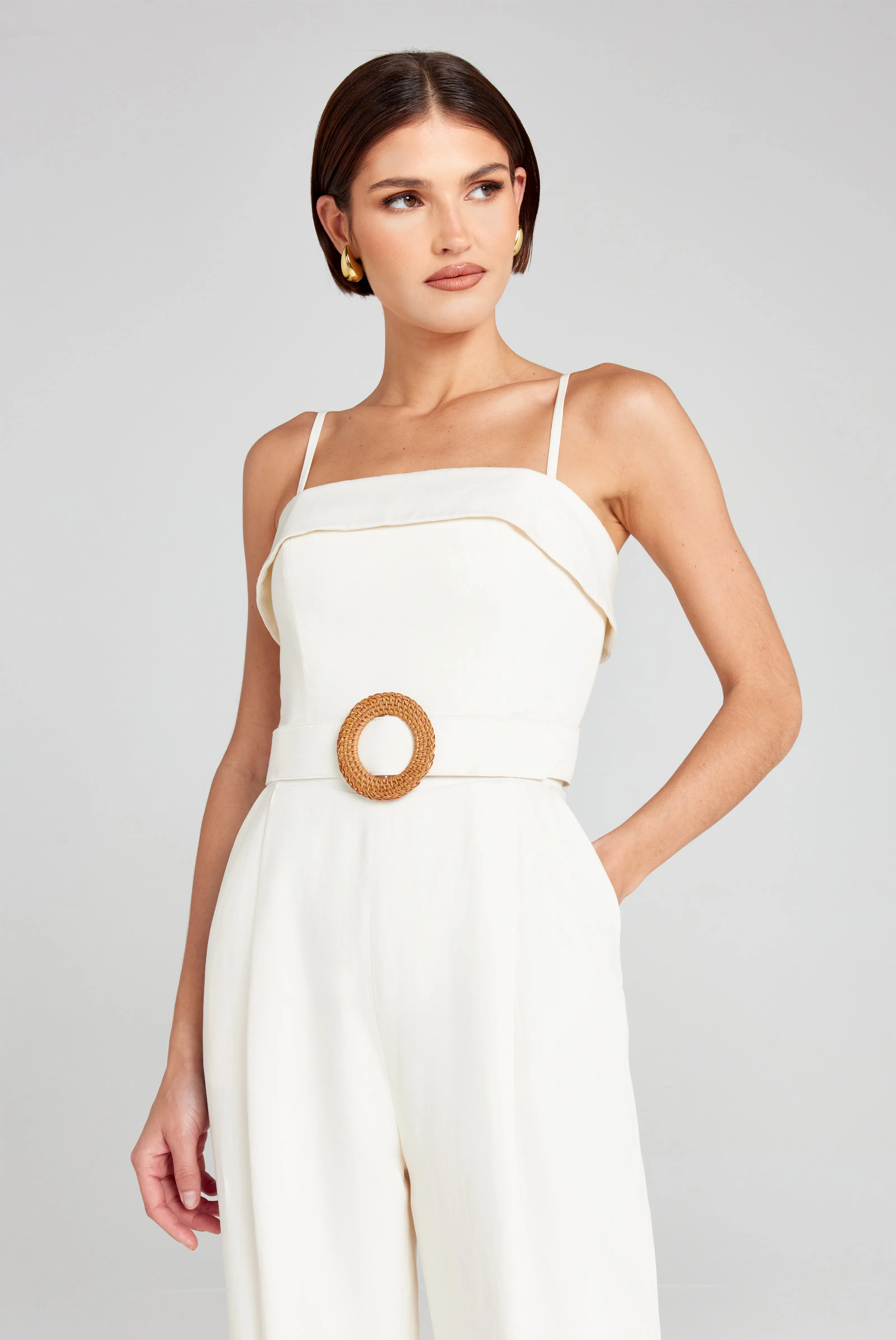 Michelle White Jumpsuit