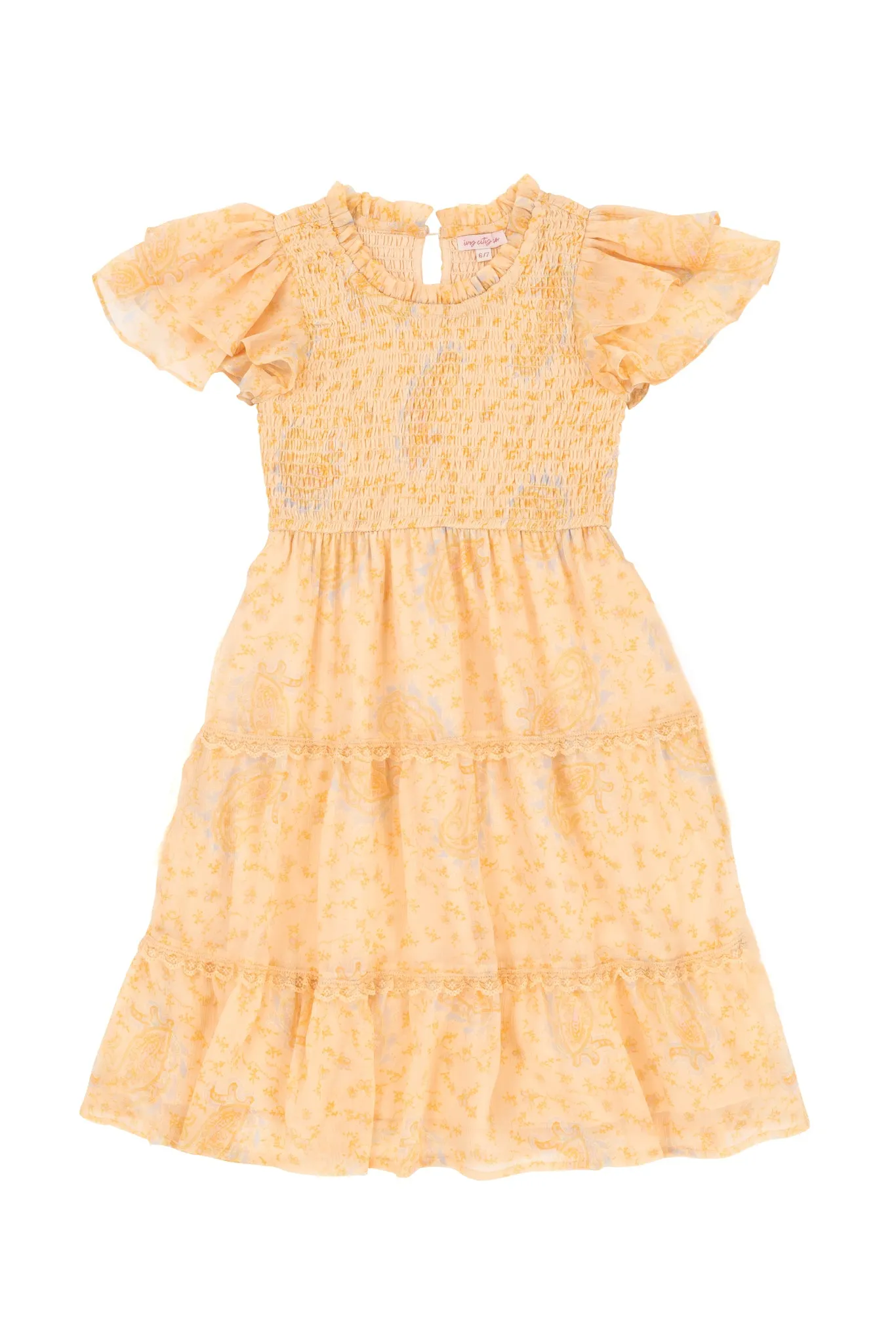 Mini Meg Dress in Yellow