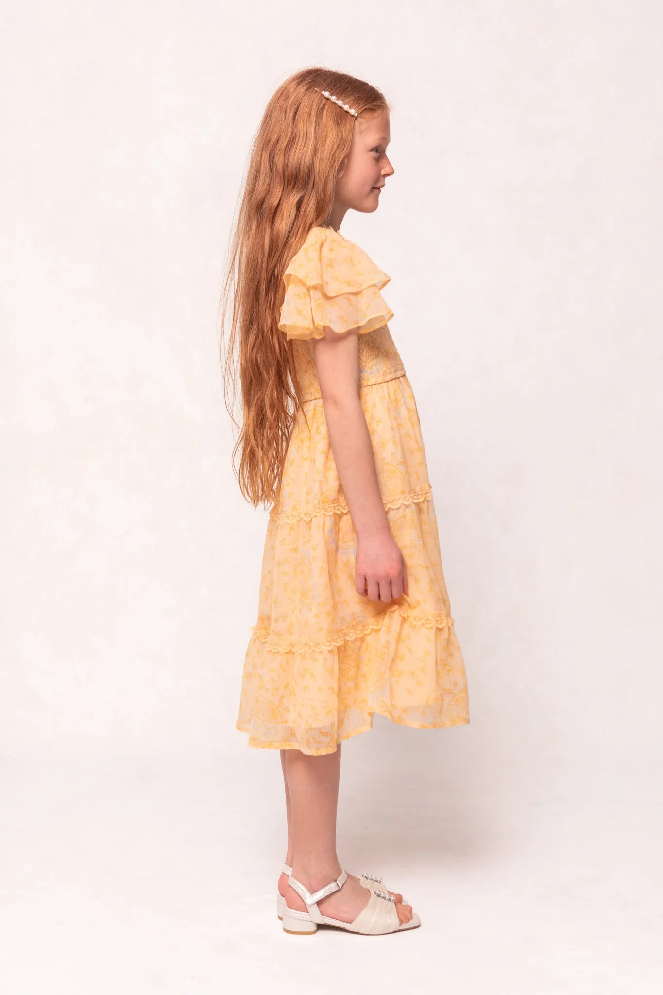 Mini Meg Dress in Yellow