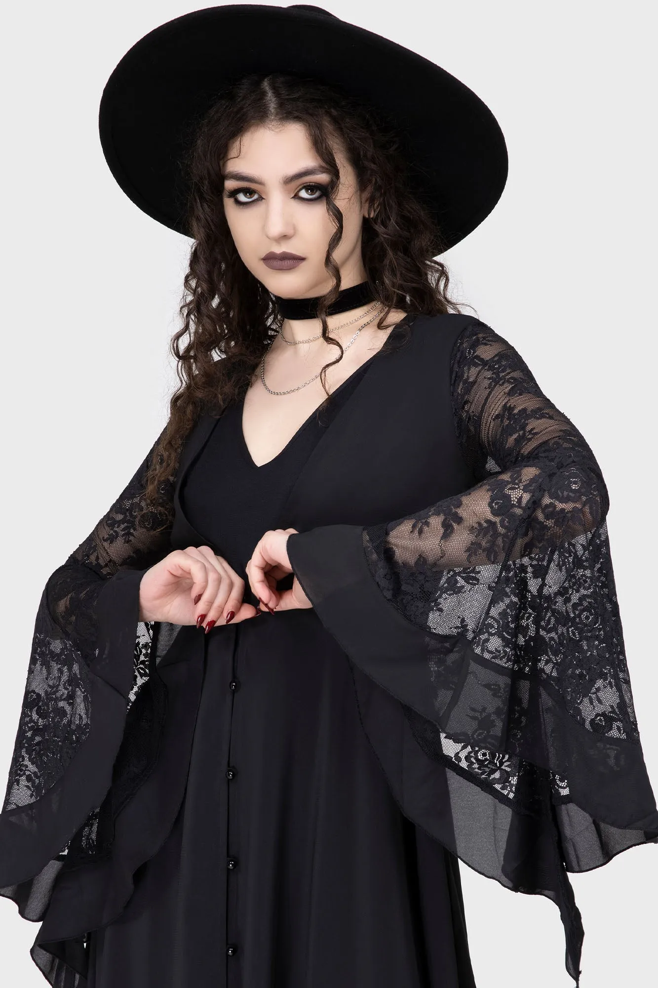 Misty Night Maxi Dress