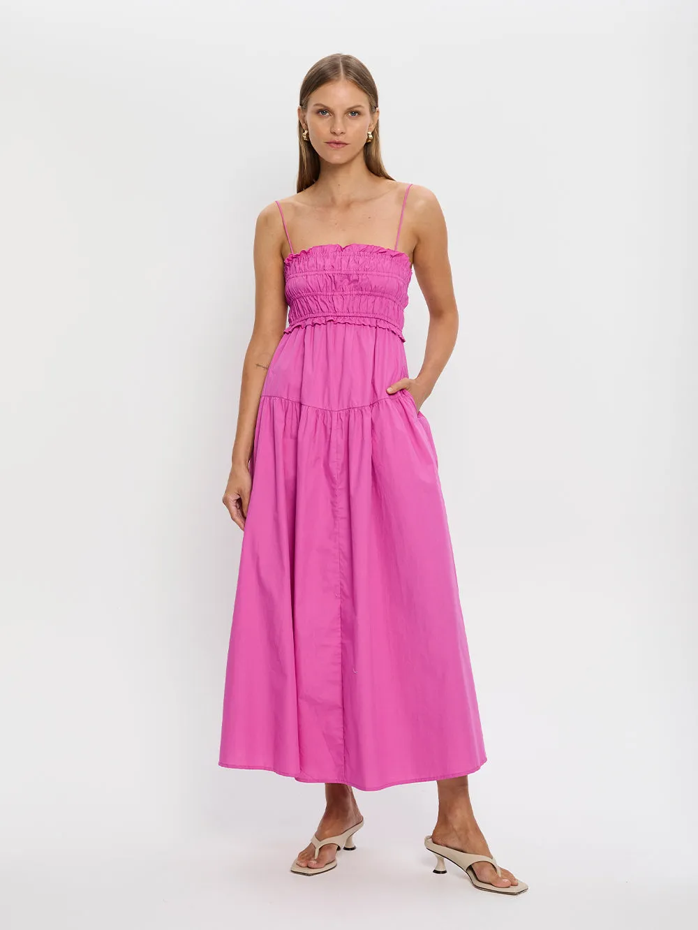 Oasis Maxi Dress - Magenta