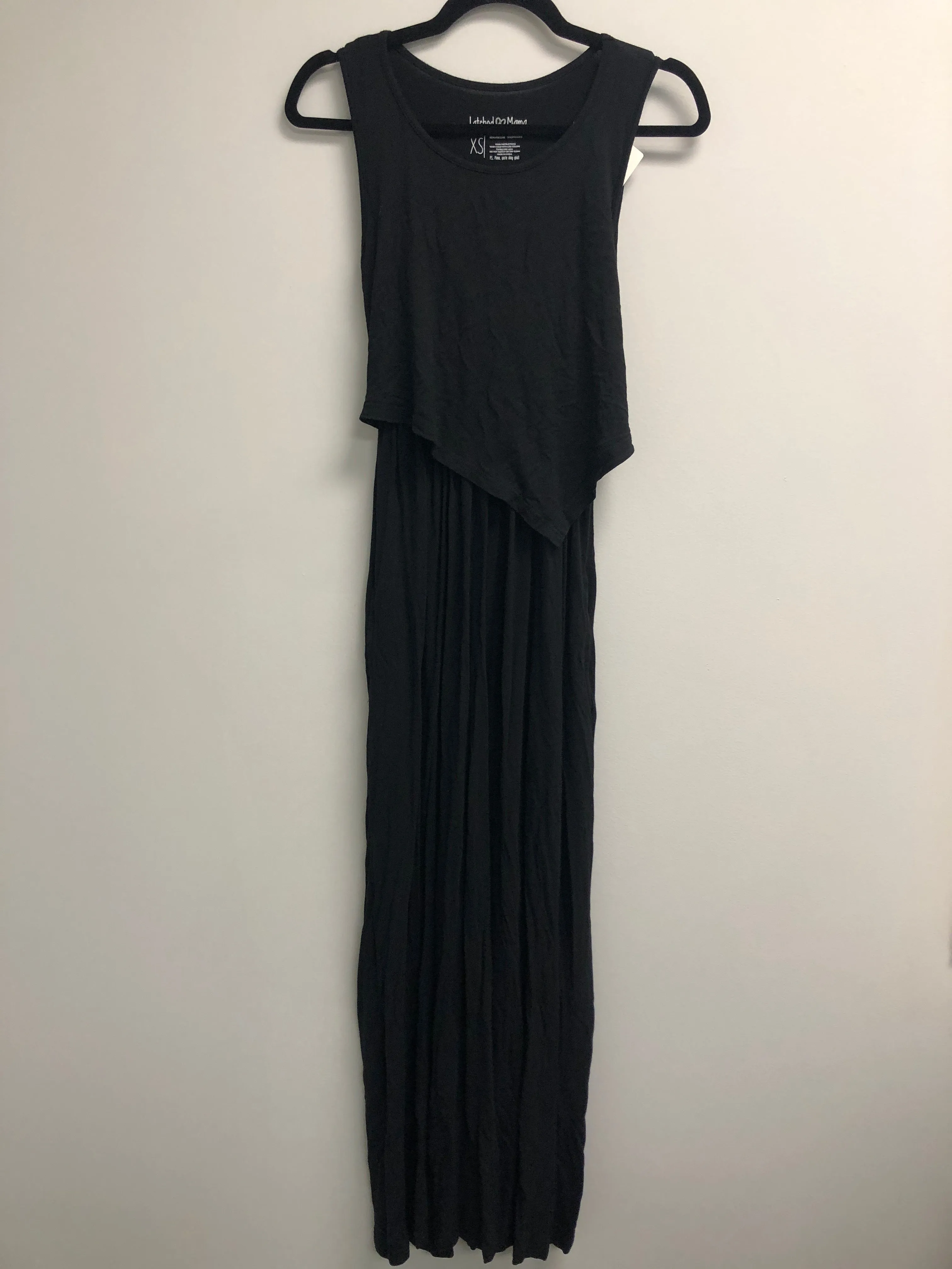 Outlet 7030 - Latched Mama Boardwalk Nursing Maxi - Black - Extra Small