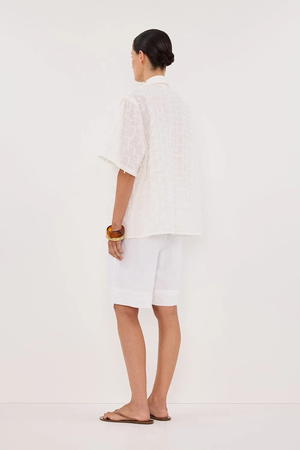 PALOMA WHITE COTTON SHIRT