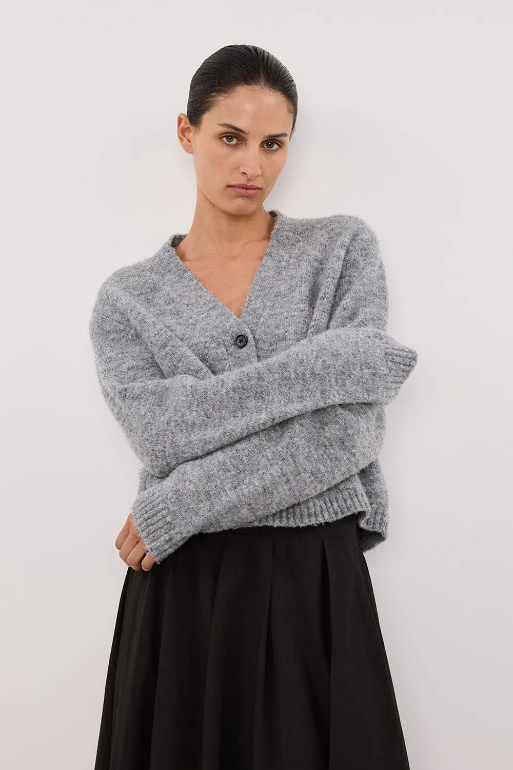 PIP SILVER MARLE KNIT CARDIGAN