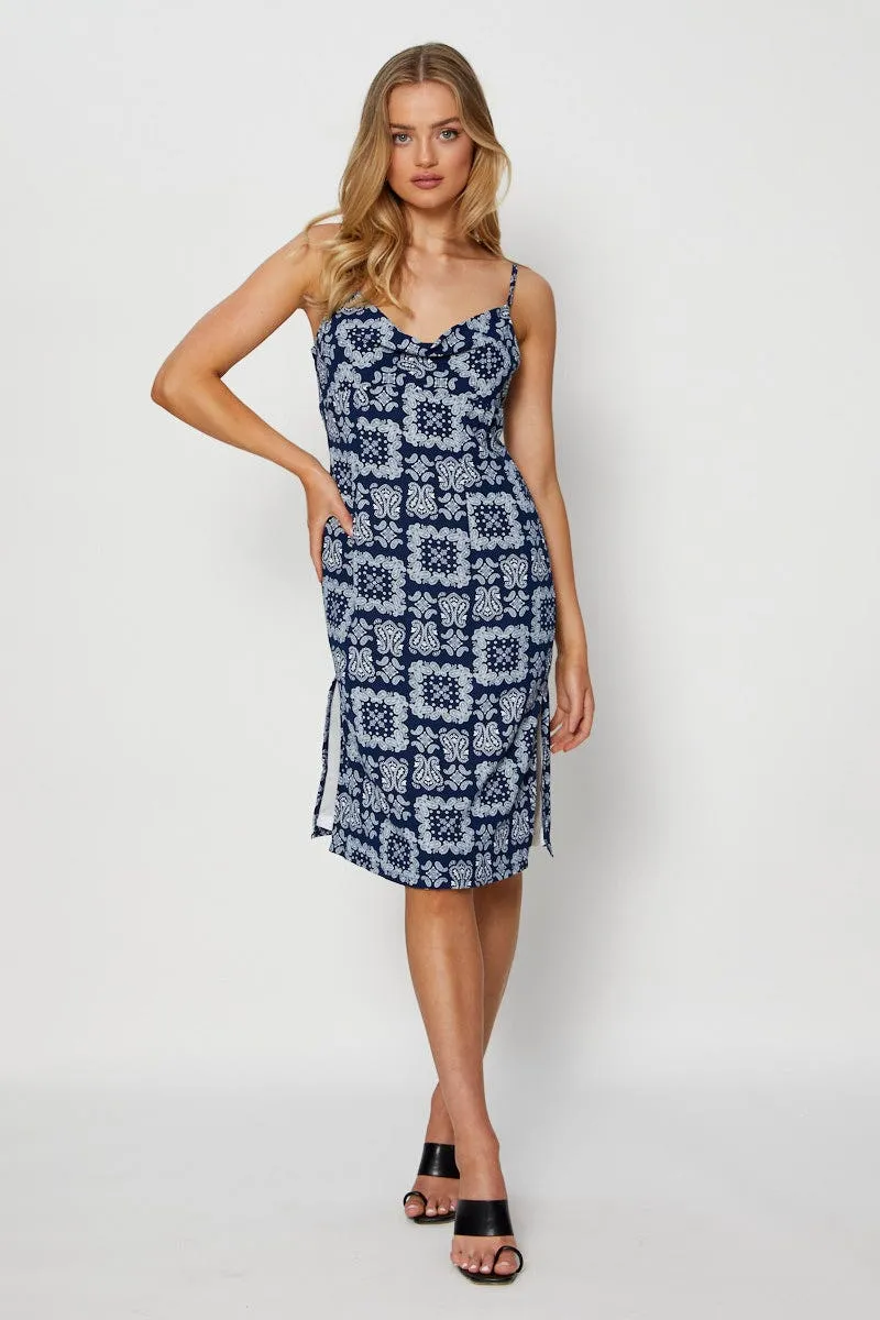 Print Bodycon Dress Mini