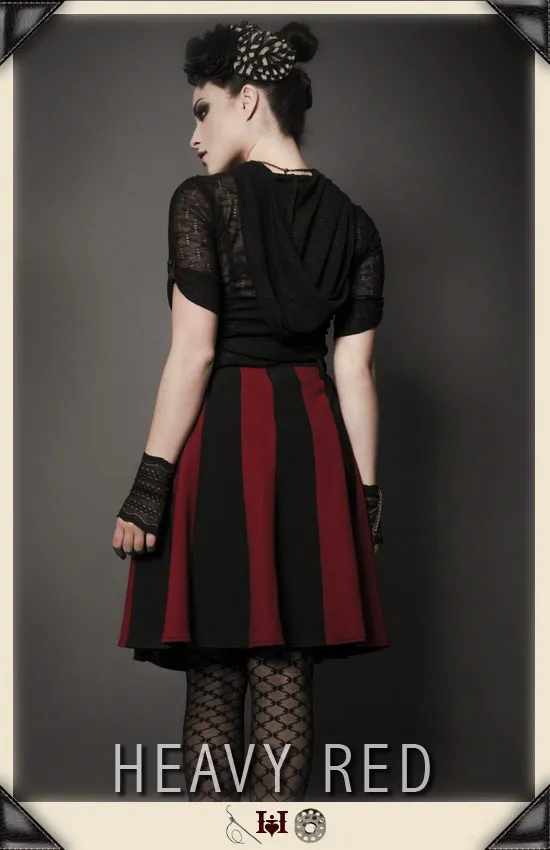 Rue Morgue Striation Skirt