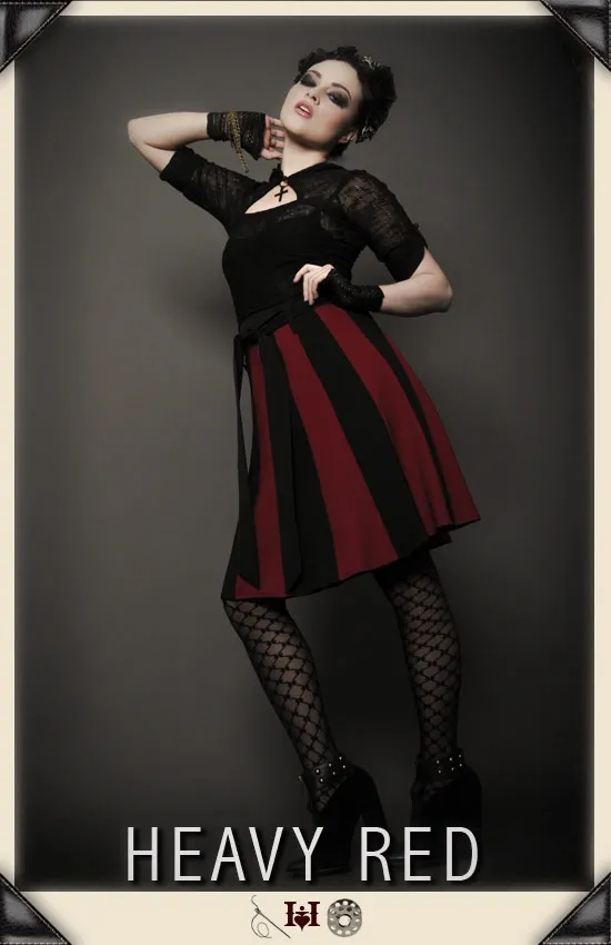 Rue Morgue Striation Skirt