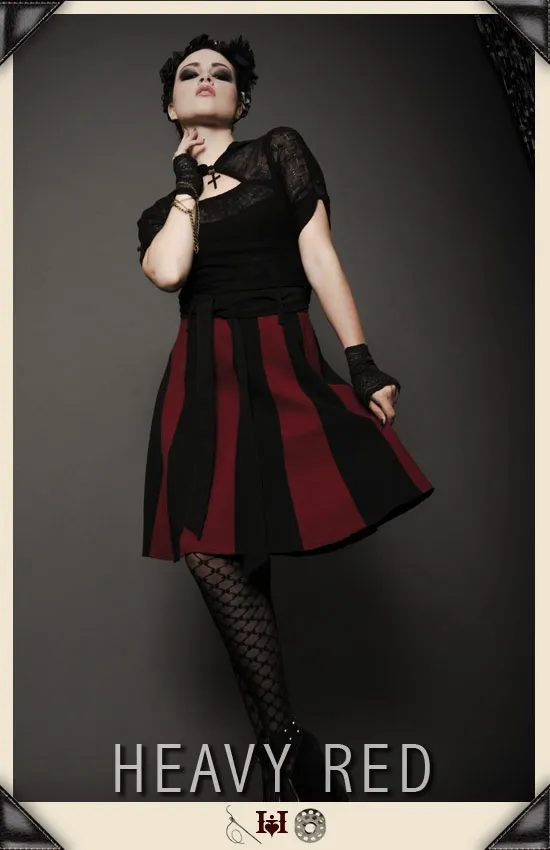 Rue Morgue Striation Skirt