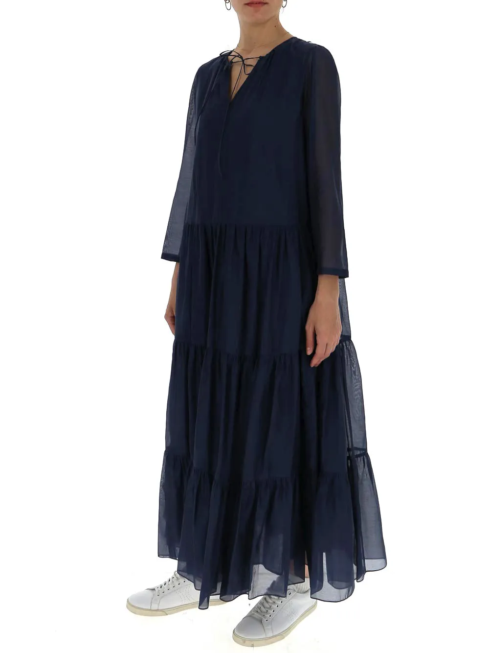 'S Max Mara Tiered Maxi Dress