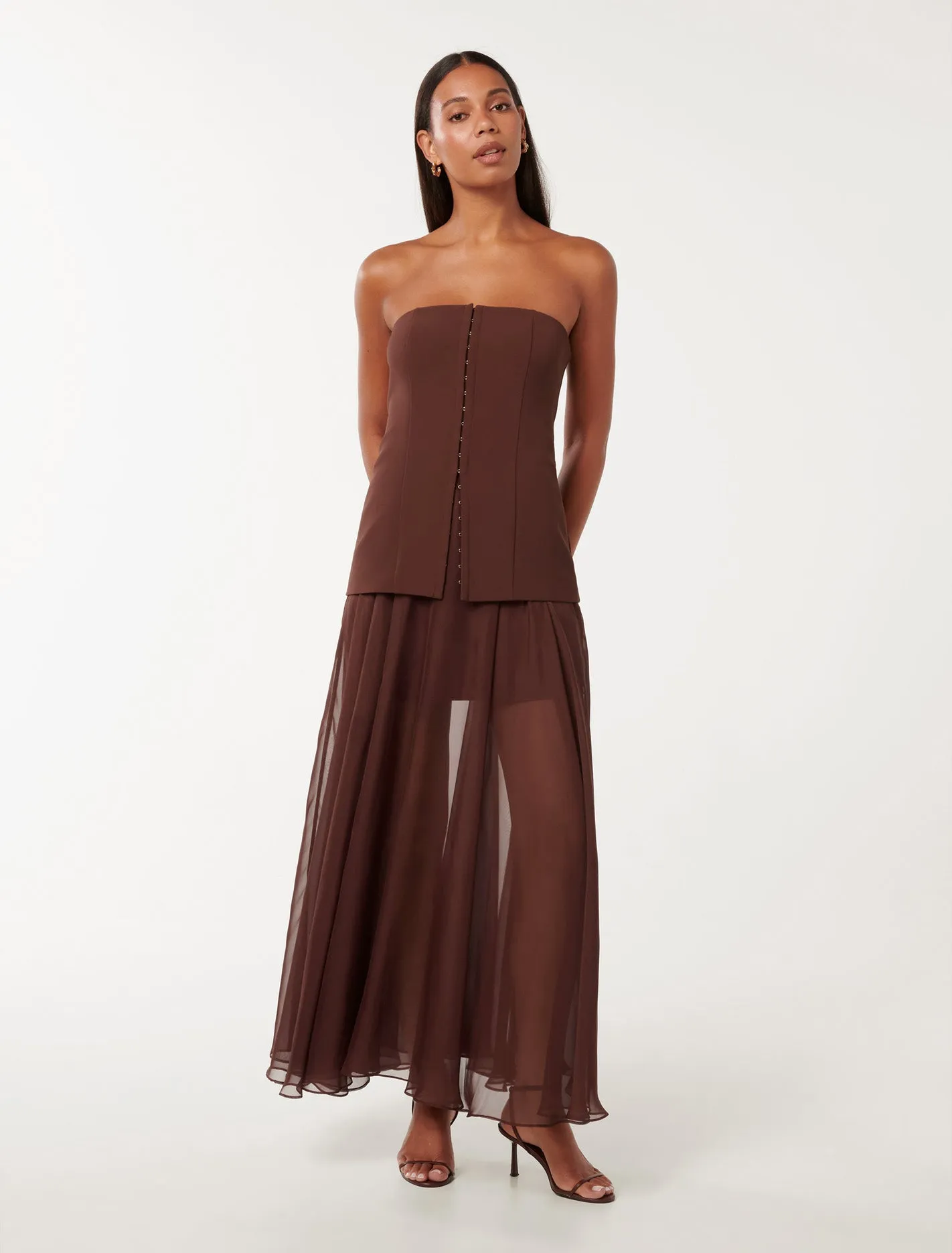 Sammy Strapless Bustier Top