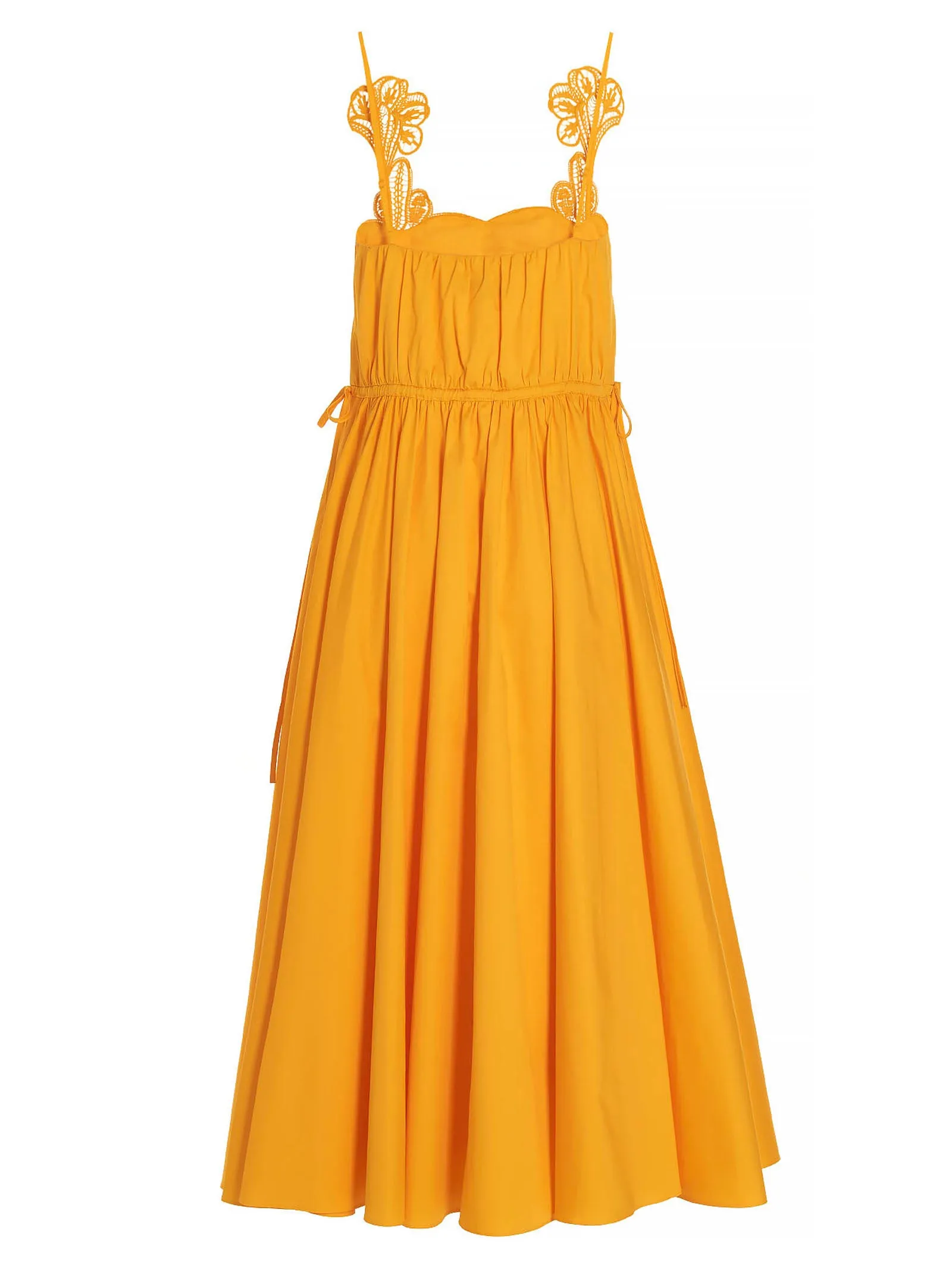 Self-Portrait Macramè Lace Midi Dress