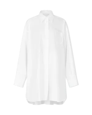 Semi-Sheer Shirt Dress