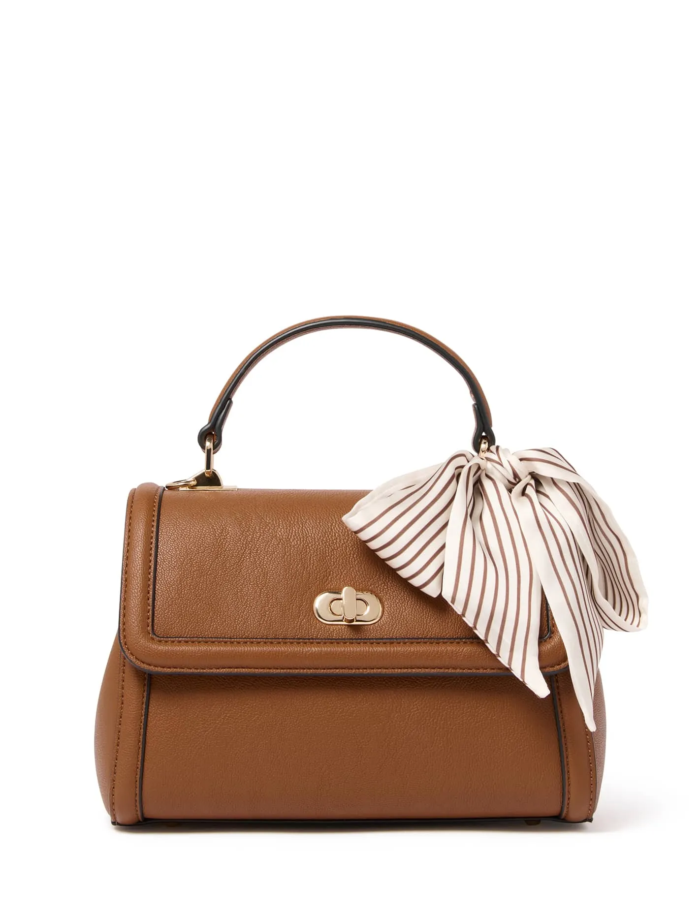 Serena Scarf Top Handle Bag