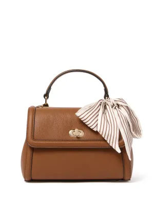 Serena Scarf Top Handle Bag