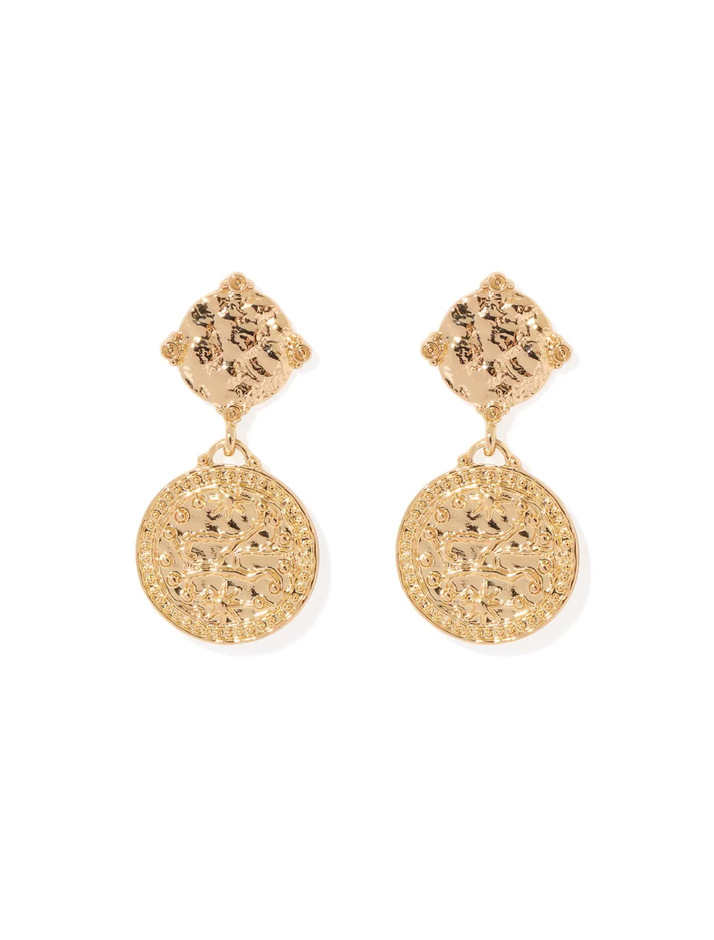 Signature Carmen Coin Earrings