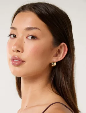 Signature Charli Chubby Small Hoop Earrings