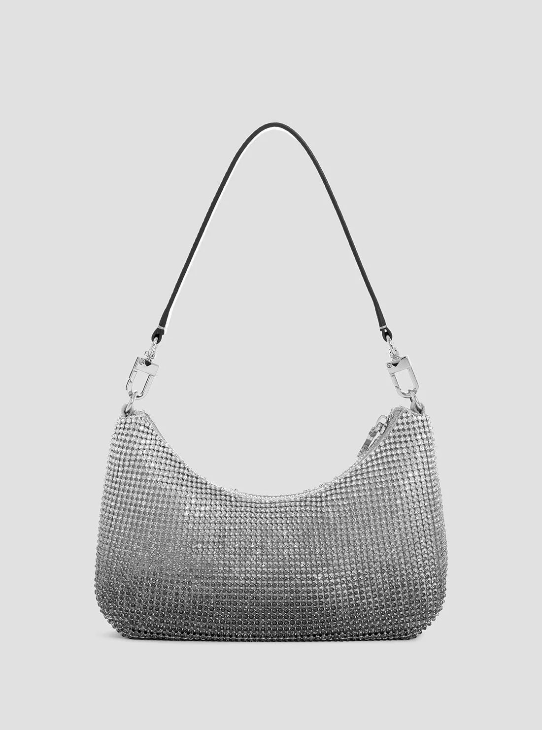 Silver Zalina Mini Shoulder Bag