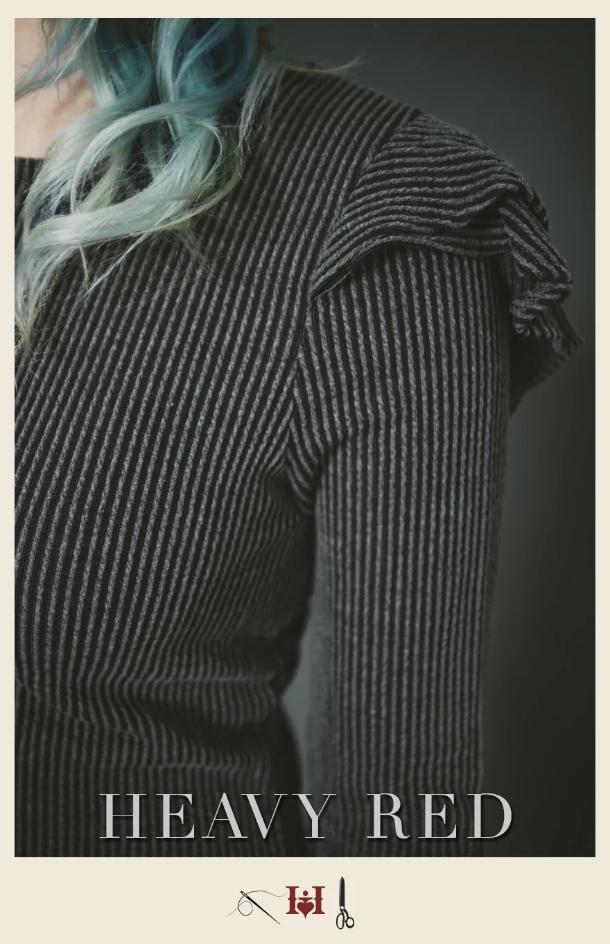 Striation Keyhole Sweater Dress