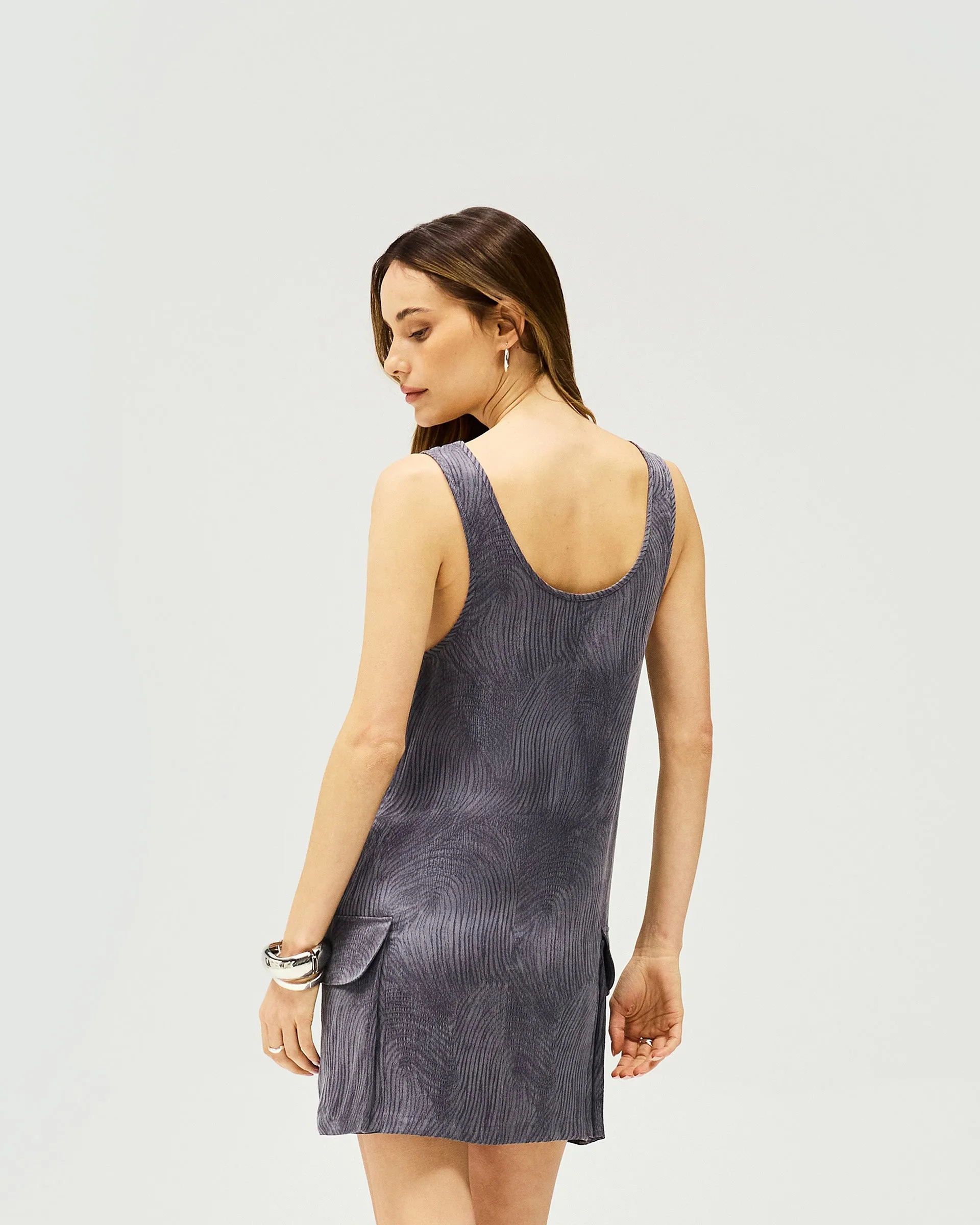 Swirl Dress - Jet Black