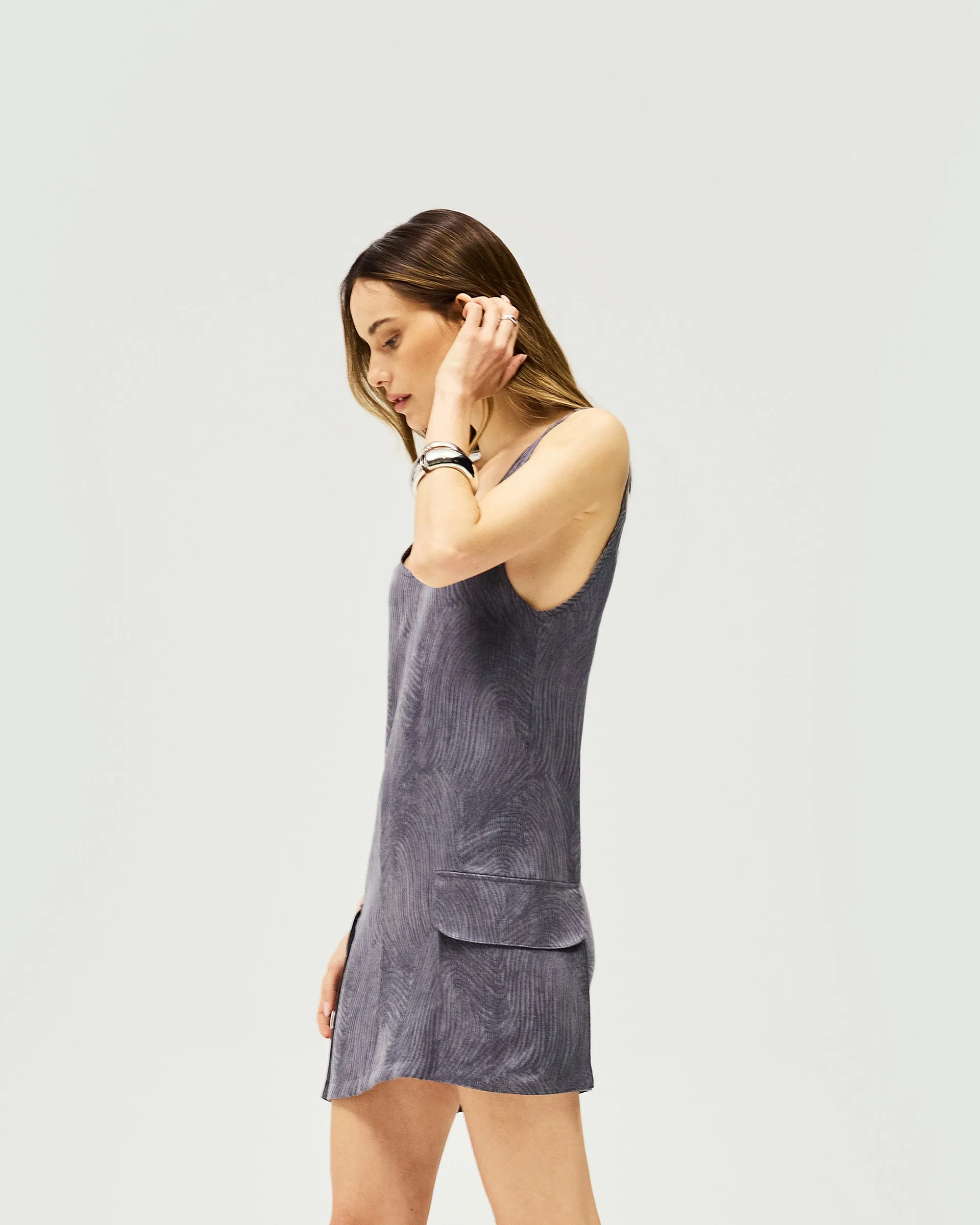 Swirl Dress - Jet Black