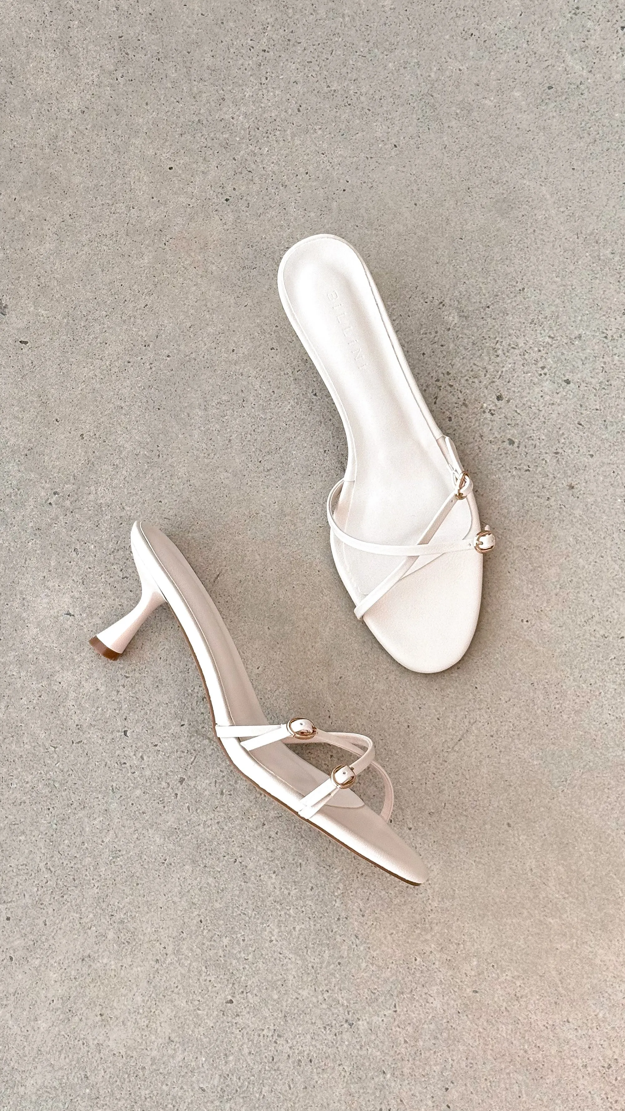 Wyler Heel - Ivory